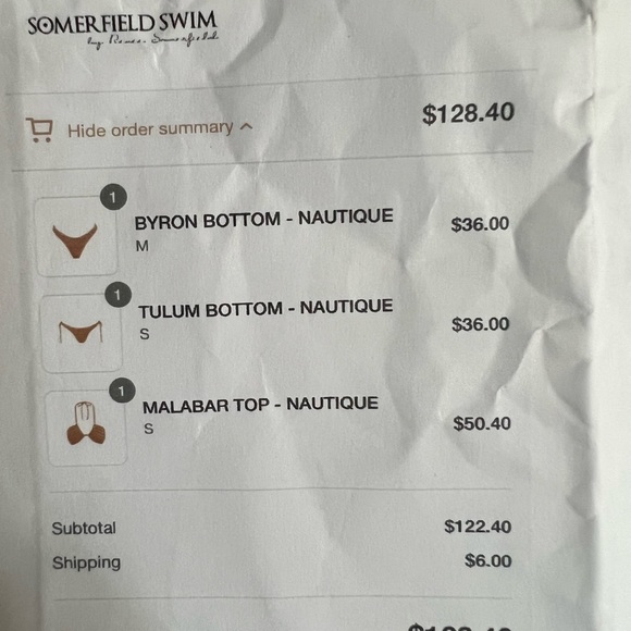 Somerfield swim Byron bottom size medium - Nautique - Picture 8 of 9